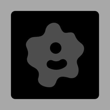 Amoeba Yuvarlak Kare Düğmesi