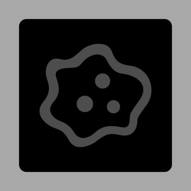 Amoeba Yuvarlak Kare Düğmesi