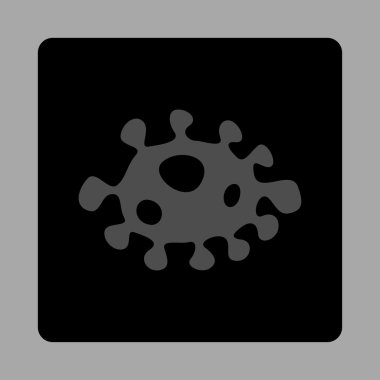 Ameba yuvarlak kare düğme