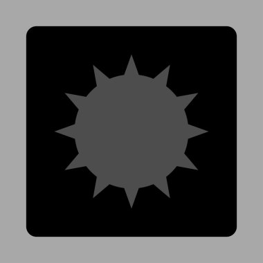 Bakteri yuvarlak kare düğme