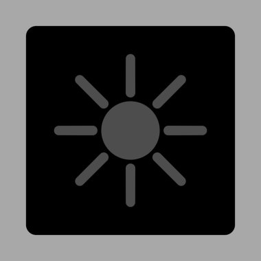 Parlaklık Yuvarlak Kare Düğmesi