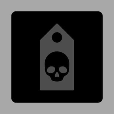 Ölüm kupon yuvarlak kare düğme