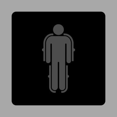 Dış iskelet Yuvarlak Kare Düğmesi