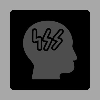 Hasta başı yuvarlatılmış kare düğme