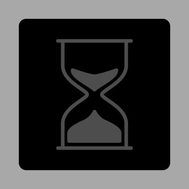 Kum Saati Yuvarlak Kare Düğmesi