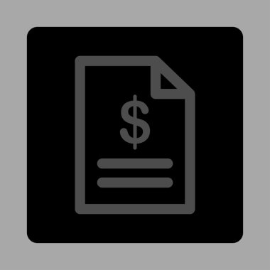 Fatura Yuvarlak Kare Düğmesi