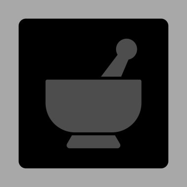 Harç yuvarlak kare düğme