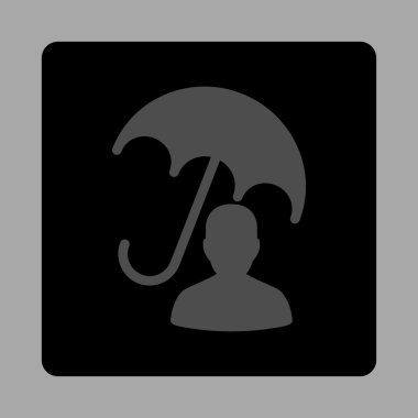 Hasta bakımı yuvarlak kare düğme