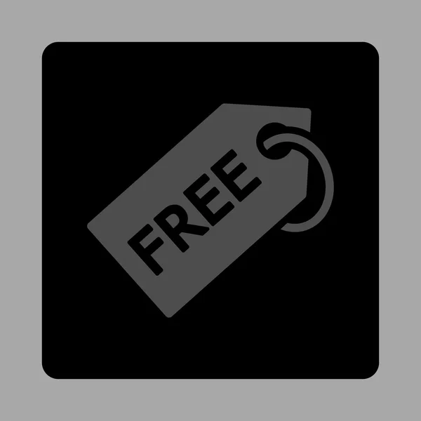 Кнопка Free Tag Rounded Square — стоковый вектор