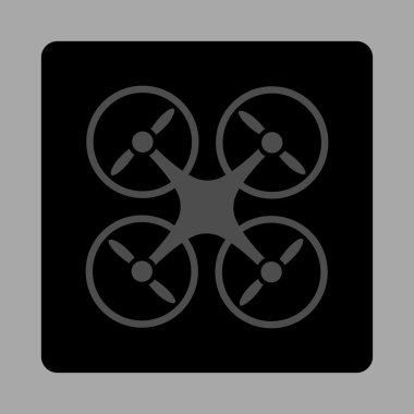 Quadcopter yuvarlak kare düğme