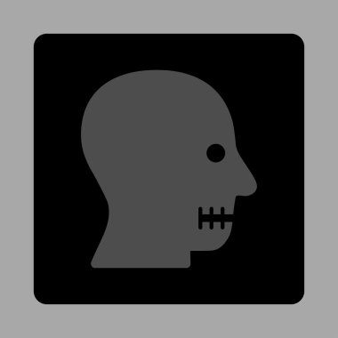 Dikili ağız yuvarlak kare düğme