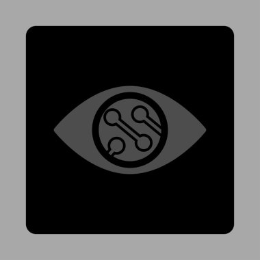 Akıllı Lens yuvarlak kare düğme