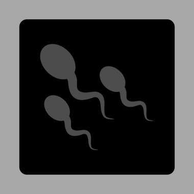 Sperm yuvarlak kare düğme
