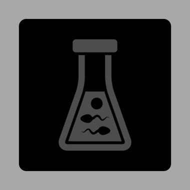 Sperm sıvı yuvarlak kare düğme