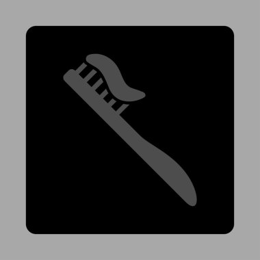 Diş fırçası yuvarlak kare düğme