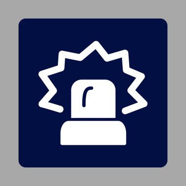 Sirene yuvarlak kare düğme