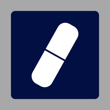 Eczane yuvarlak kare düğme