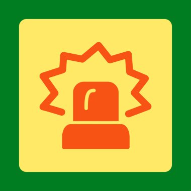 Yuvarlatılmış Kare düğme alarm