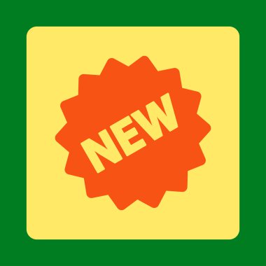 Yeni Etiket Yuvarlak Kare Düğmesi