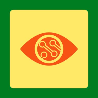 Akıllı Lens yuvarlak kare düğme