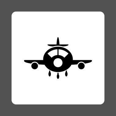 Uçak Yuvarlak Kare Düğmesi