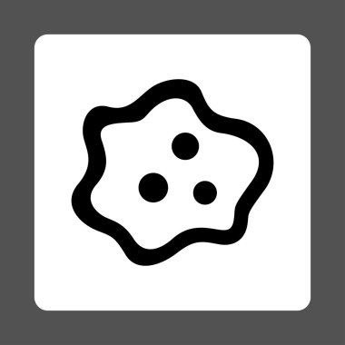 Amoeba Yuvarlak Kare Düğmesi