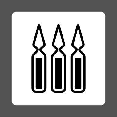 Ampul yuvarlak kare düğme