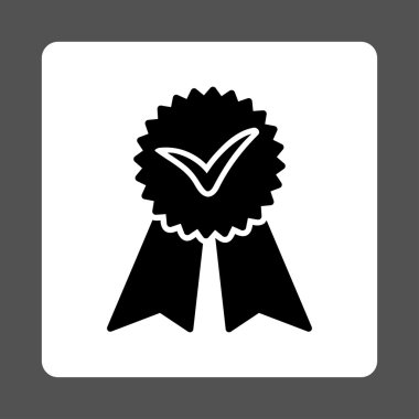 Onayı yuvarlak kare düğme