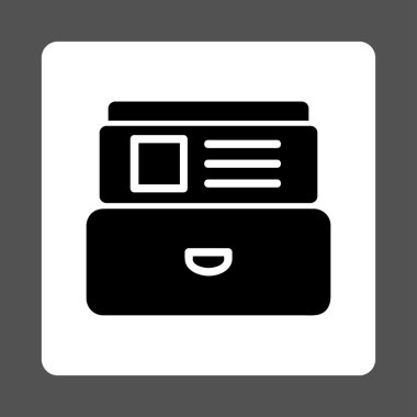 Dizini kutusunda yuvarlak kare düğme