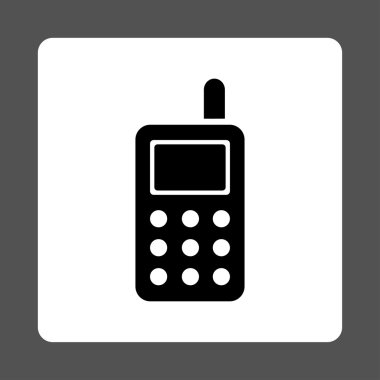 Cep telefon yuvarlak kare düğme