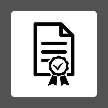 Sertifikalı yuvarlatılmış kare düğme