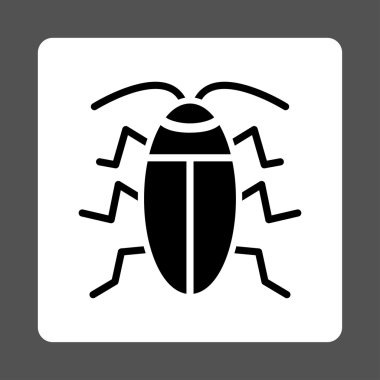 Hamamböceği Yuvarlak Kare Düğmesi