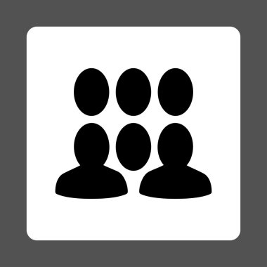 Personel yuvarlak kare düğme