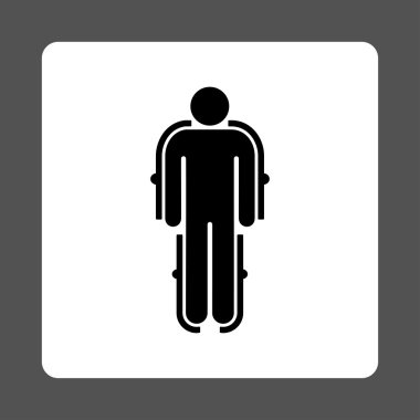 Dış iskelet Yuvarlak Kare Düğmesi