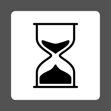 Kum Saati Yuvarlak Kare Düğmesi