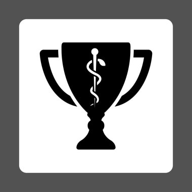 Tıbbi Kupası yuvarlak kare düğme