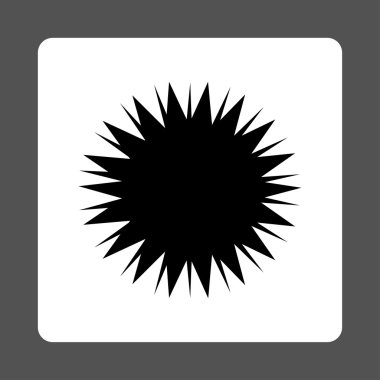 Mikrop Spore yuvarlak kare düğme