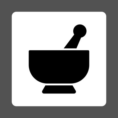 Harç yuvarlak kare düğme