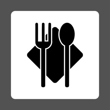 Besin Yuvarlak Kare Düğmesi