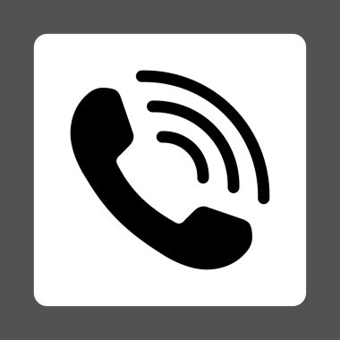 Telefon Çağrısı Yuvarlak Kare Düğmesi