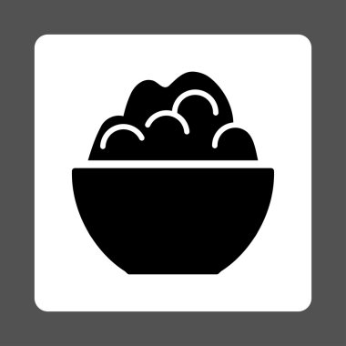 Porriage yuvarlak kare düğme