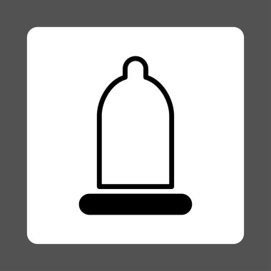 Koruyucu yuvarlak kare düğme