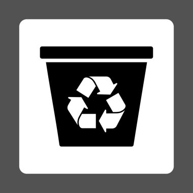 Çöp Kovası yuvarlak kare düğme