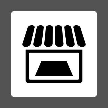 Pazar yuvarlak kare düğme