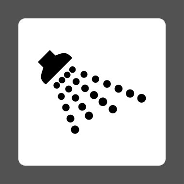 Duş yuvarlak kare düğme