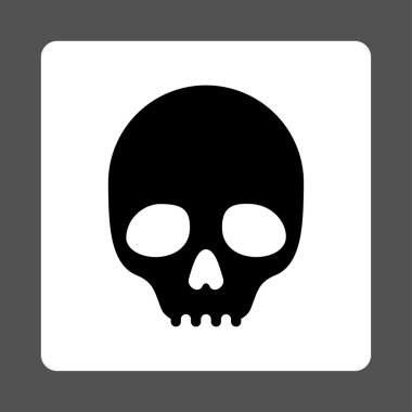 Tehlike yuvarlak kare düğme