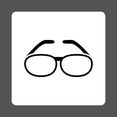 Gözlük yuvarlak kare düğme