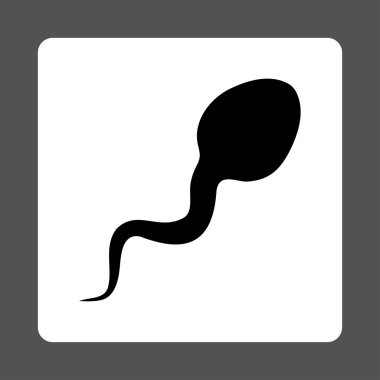 Sperm yuvarlak kare düğme