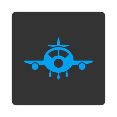 Uçak yuvarlak kare düğme