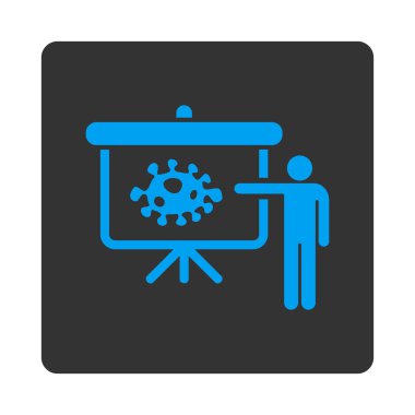 Ameba ders yuvarlak kare düğme